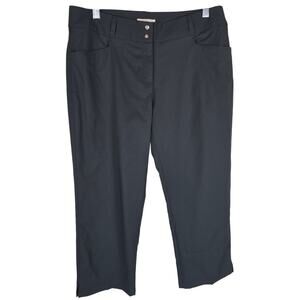 Adidas Gray Women's Athletic Walking Hiking Capri Pants 10